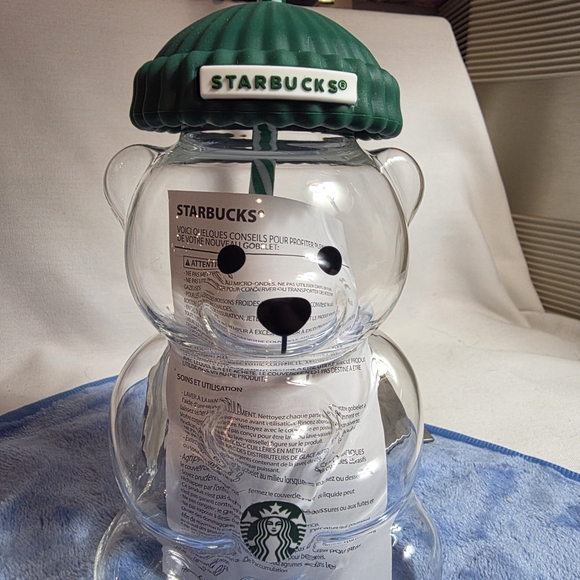 Starbucks Bear Shaped Tumbler with Straw - Picture 3 of 6